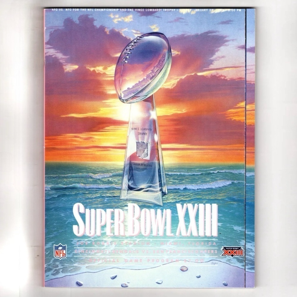 Super Bowl XXIII Official Game Program